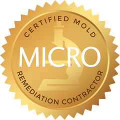 MICRO Certified Mold Remediation Contractor seal